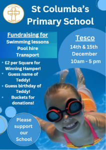 Swimming Fundraising Poster